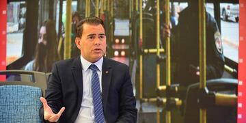 Marcelo Rodio, secretario de Transporte de la Municipalidad de Córdoba.
(Nicolás Bravo / La Voz)
