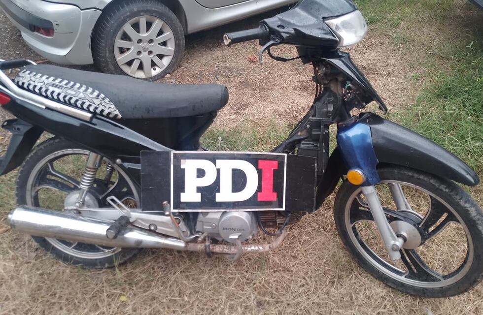 La PDI recuperó una moto robada