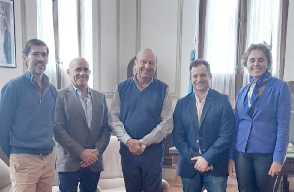 El intendente Sánchez se reunió con autoridades del Banco Provincia