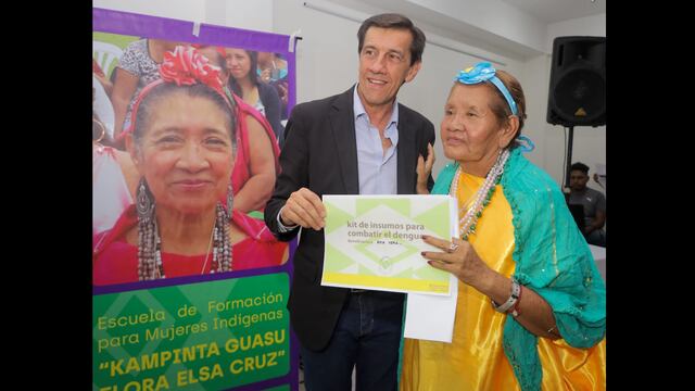Integrantes de las comunidades guaraníes de la región Yungas recibieron subsidios para sus emprendimientos y al mismo tiempo kits para la lucha contra el dengue.