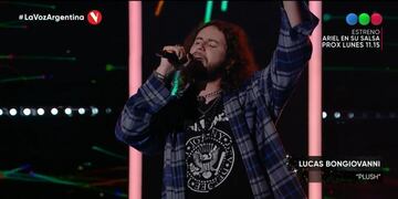 Lucas Bongiovanni, el sanjuanino que logró que las mujeres del jurado de La Voz Argentina se dieran vuelta en las audiciones a ciegas.