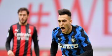 Lautaro Martínez consiguió su primer título con Inter.
