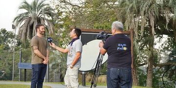 Francisco Azcué recibió la visita de un programa nacional.