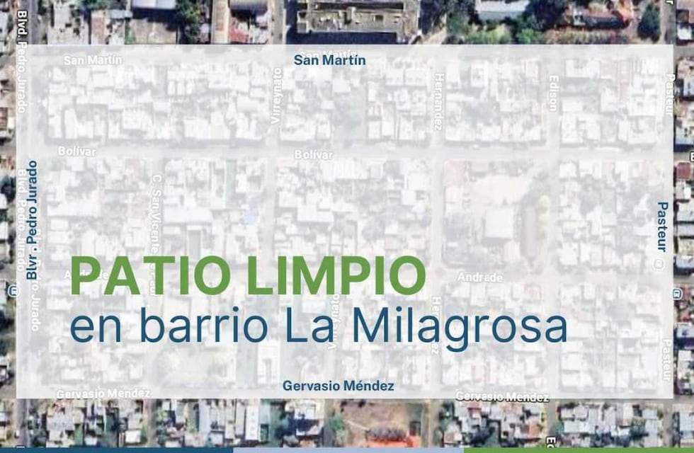 Por las inclemencias del tiempo se reprogramó el “Operativo Patio Limpio”