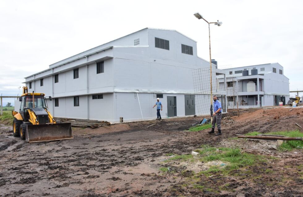 Avanzan las obras en la Unidad Penal Nº 9 de Gualeguaychú
