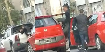 Barrio San Martín. La secuencia del robo fue filmada por un testigo (El Doce).