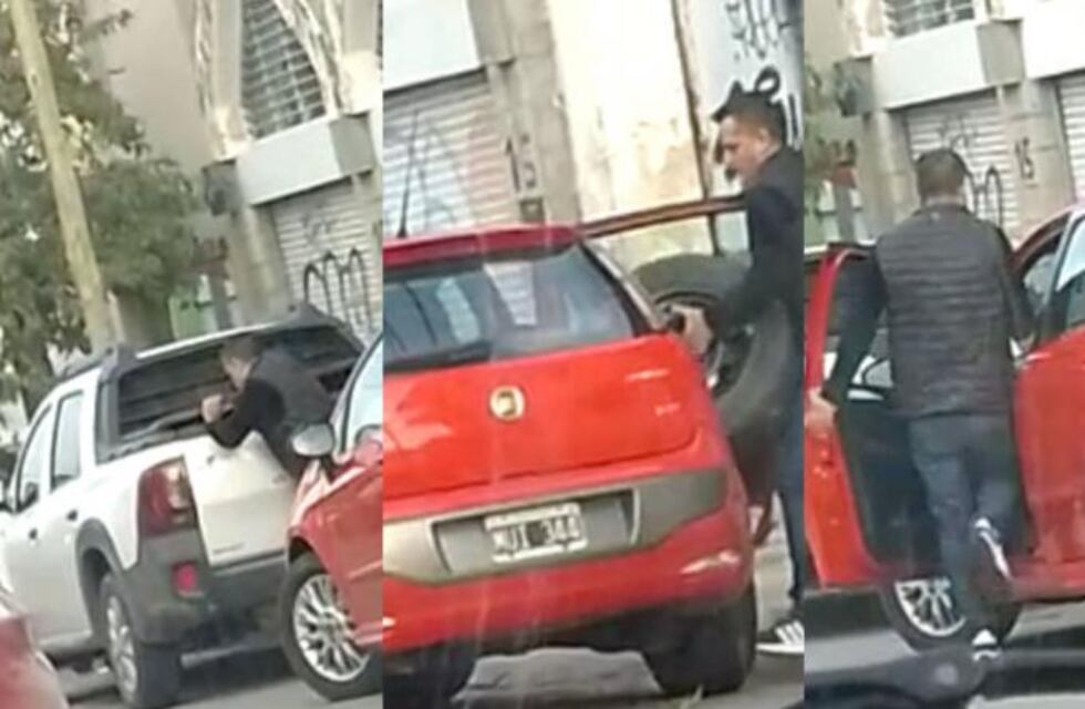 Con total impunidad y en Córdoba: se bajó de su auto y le robó la rueda a otro vehículo