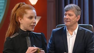 Mario Pergolini regresó a la TV y sorprendió al comer la placenta de Agustina Kämpfer en vivo: “Estoy transpirando”.