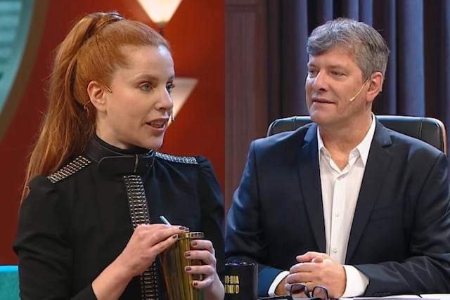 Mario Pergolini regresó a la TV y sorprendió al comer la placenta de Agustina Kämpfer en vivo: “Estoy transpirando”.