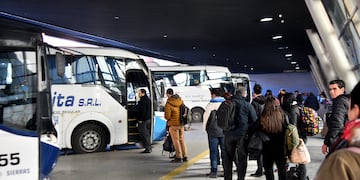 El Transporte interurbano vuelve a subir.