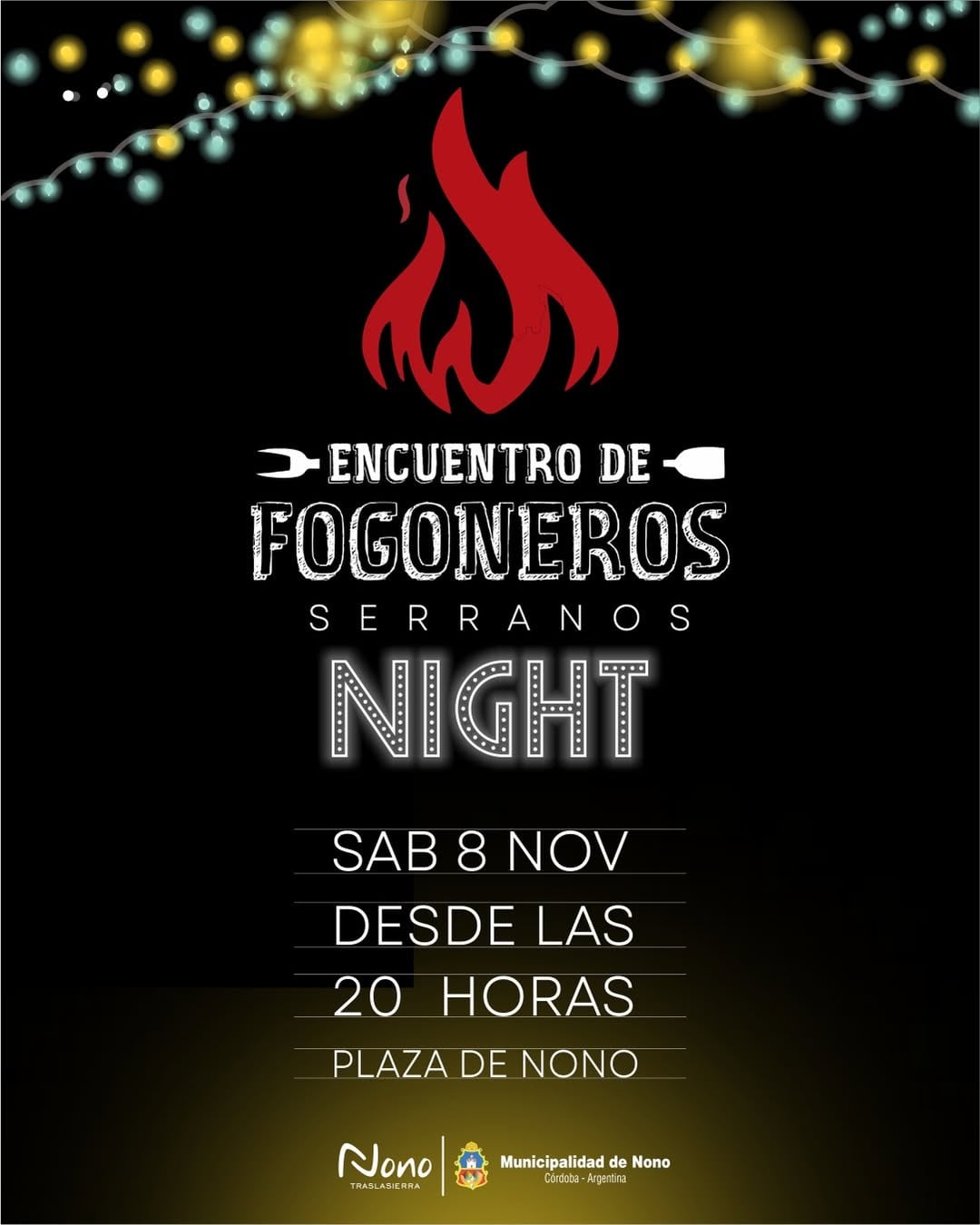 Fogoneros Night es desde las 20 de este sábado 8 de noviembre en Nono.