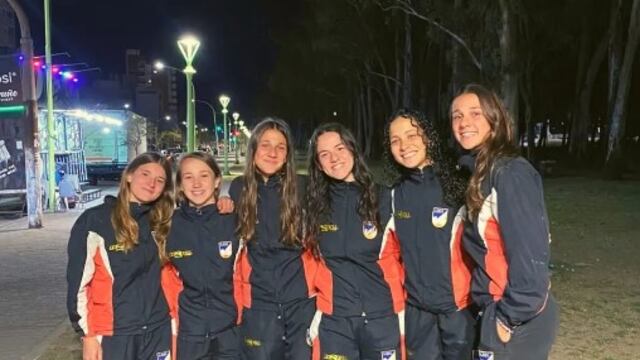Florencia Carrascosa, Catalina Casamayor,  Juana Gómez, Sofía y Milena Presti y Lucía Salmeri. Puntaltenses que integran la selección de Bahía Blanca sub 16