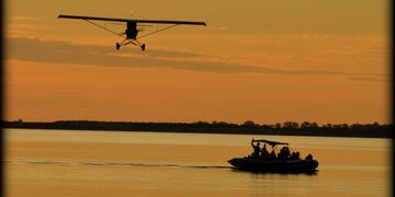 Atardecer en la Laguna de Ansenuza