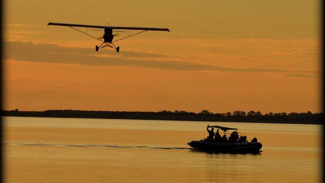 Atardecer en la Laguna de Ansenuza