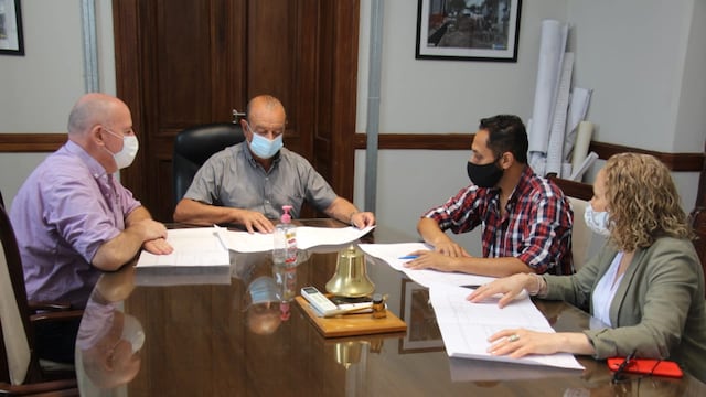 Sánchez se reunió con referentes del Sindicato de Empleados de Comercio