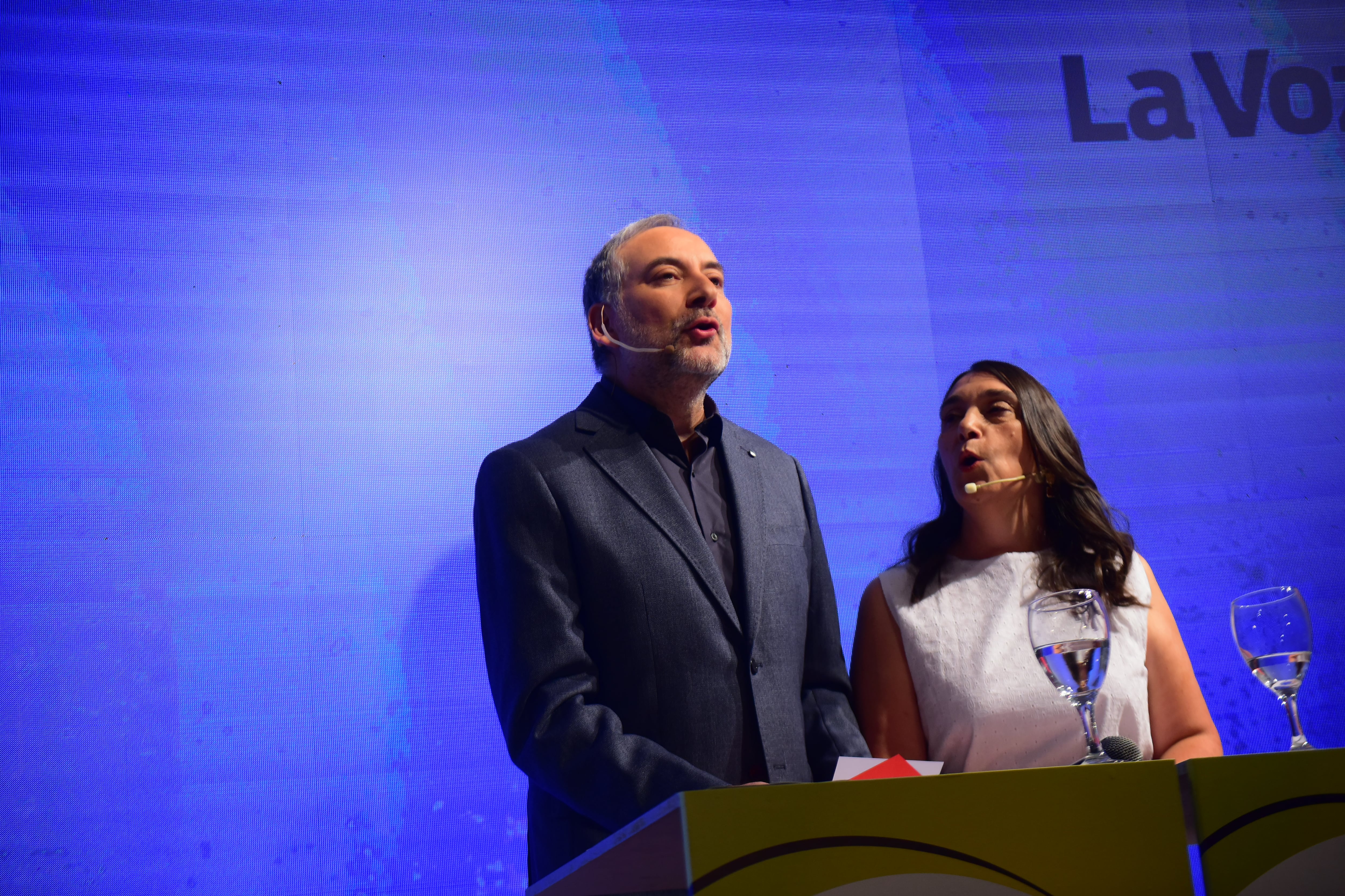 Entrega de los Premios Estímulo a los deportistas destacados del año en el Auditorio de La Voz (Foto Javier Ferreyra)