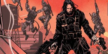 Keaune Reeves en el cómic BRZRKR.