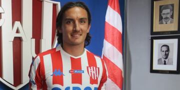 El futbolista de 26 años estuvo en San Lorenzo antes de recalar en el Fortín. (@clubaunion)