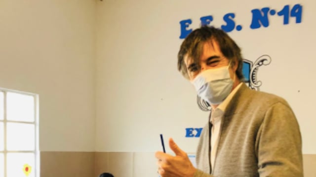Esteban Bullrich dejó un mensaje alentador tras votar en las PASO 2021.