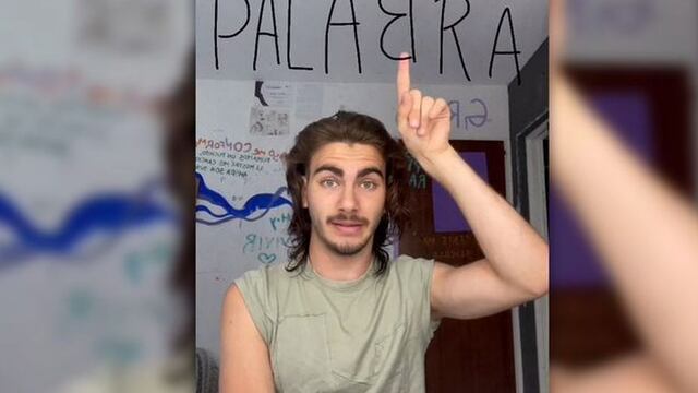 Lucas Slevin, el tiktoker bonaerense  de 20 años que enseña sobre la dislexia en las redes sociales.