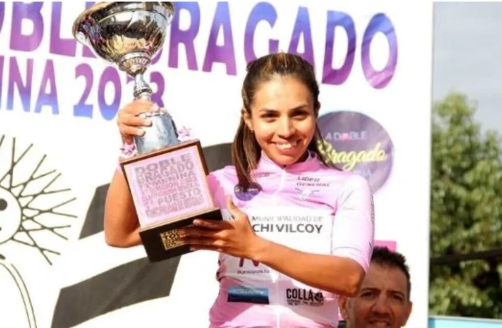 La sanjuanina Maribel Aguirre hace historia en el ciclismo: es la primera en ganar la Doble Bragado femenina