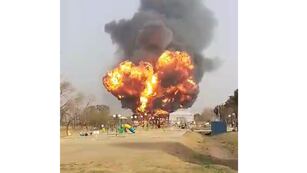 La explosión de los tanques de combustibles que conmueve a Rafaela y zona