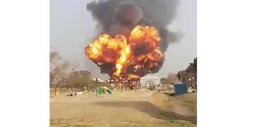La explosión de los tanques de combustibles que conmueve a Rafaela y zona