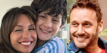 El pequeño de 10 años posó para la cámara con su nuevo look.