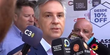 Llaryora. Votó este domingo en el balotaje 2023 (Captura de video).