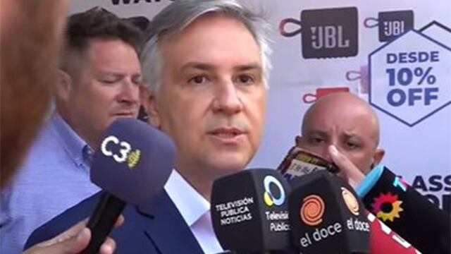 Llaryora. Votó este domingo en el balotaje 2023 (Captura de video).