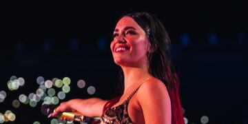 Lali Espósito llega a Mendoza para cerrar la Fiesta Nacional de la Vendimia.