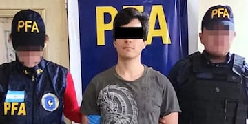 Un hombre de 34 años fue detenido en Villa Urquiza por publicar mensajes antisemitas Foto: Policía Federal Argentina