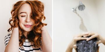 Con solo dos productos antes del baño, cómo lograr que tu cabello parezca de peluquería.