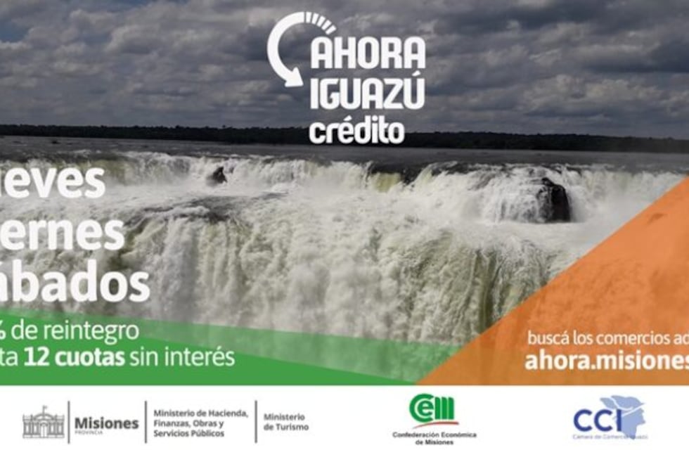 Se mantienen los programas “Ahora Iguazú Crédito y Débito”