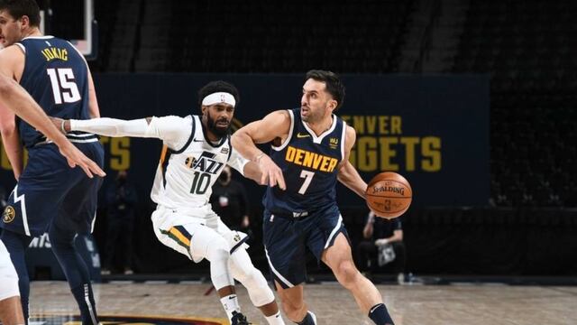 Campazzo en su partido ante Utha Jazz (Nuggets)
