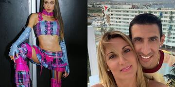 Tini Stoessel y Jorgelina Cardoso, esposa de Ángel Di Maria