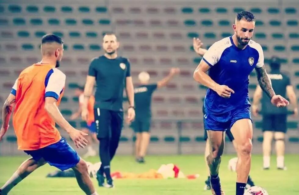 Ibrahim Hesar, delantero de Belgrano, debutó en la Selección de Siria en amistoso ante Kuwait