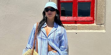 La artista deslumbró en Grecia.