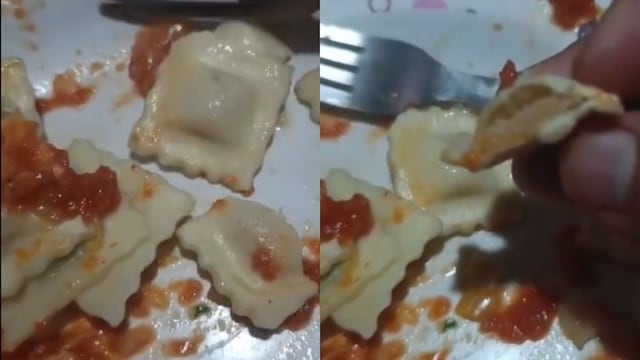 ¿De qué están rellenos los ravioles?