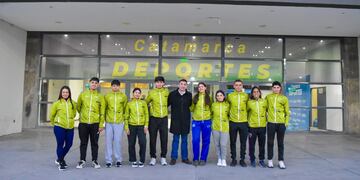 La delegación partió desde el Estadio Bicentenario con representantes en 10 disciplinas deportivas.
