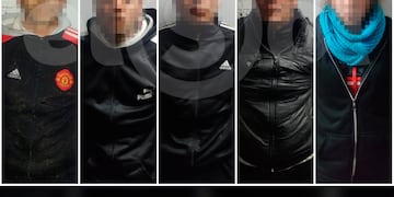 Cayó una banda de delincuentes que estaba a punto de dar un golpe en Las Heras. 
(Rostros pixelados por pedido judicial).
