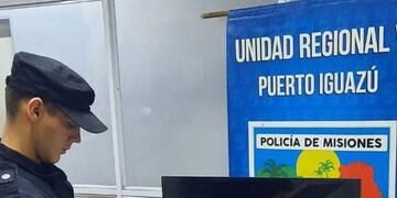 Recuperan un televisor robado en Puerto Esperanza.