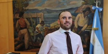 Martín Guzmán ministro de Economía de la Nación.