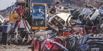 Compactación de chatarra