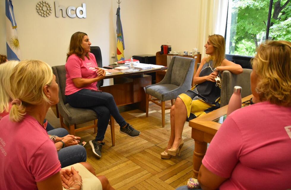 Sánchez Herrero recibió a integrantes del grupo “Rosas del Mar”