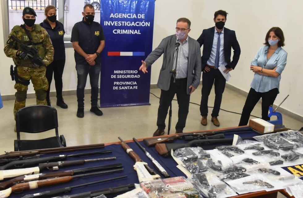 El 23 % de las armas secuestradas en Santa Fe durante 2021 estaban en Rosario