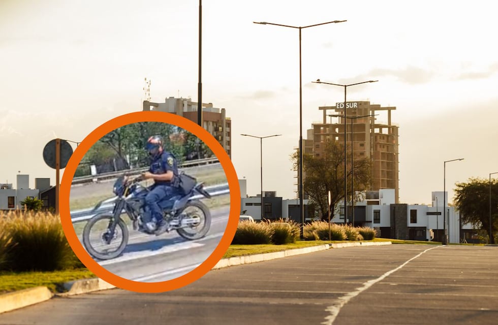 Grabaron a un policía usando el celular mientras manejaba por la Circunvalación de Córdoba