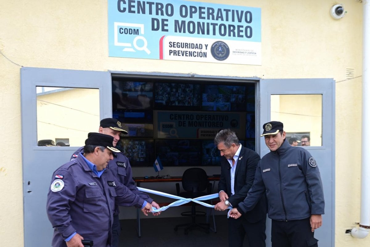 Centro de monitoreo en la Unidad Penal Nº 9