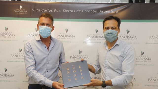 Firma de convenio entre autoridades del turismo de Carlos Paz y Ciudad Autónoma de Buenos  Aires.