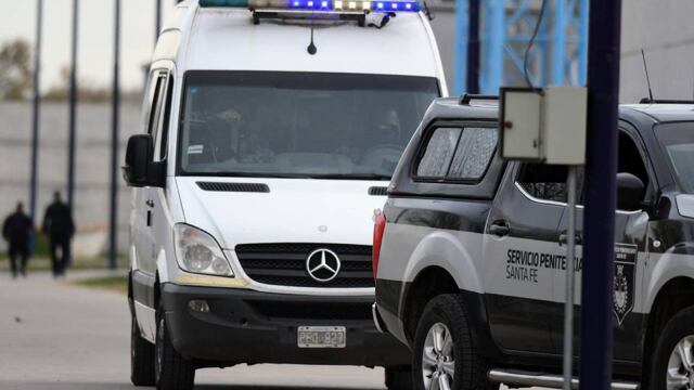 El Servicio Penitenciario puso en marcha el operativo con custodia de agentes armados del Goep.
